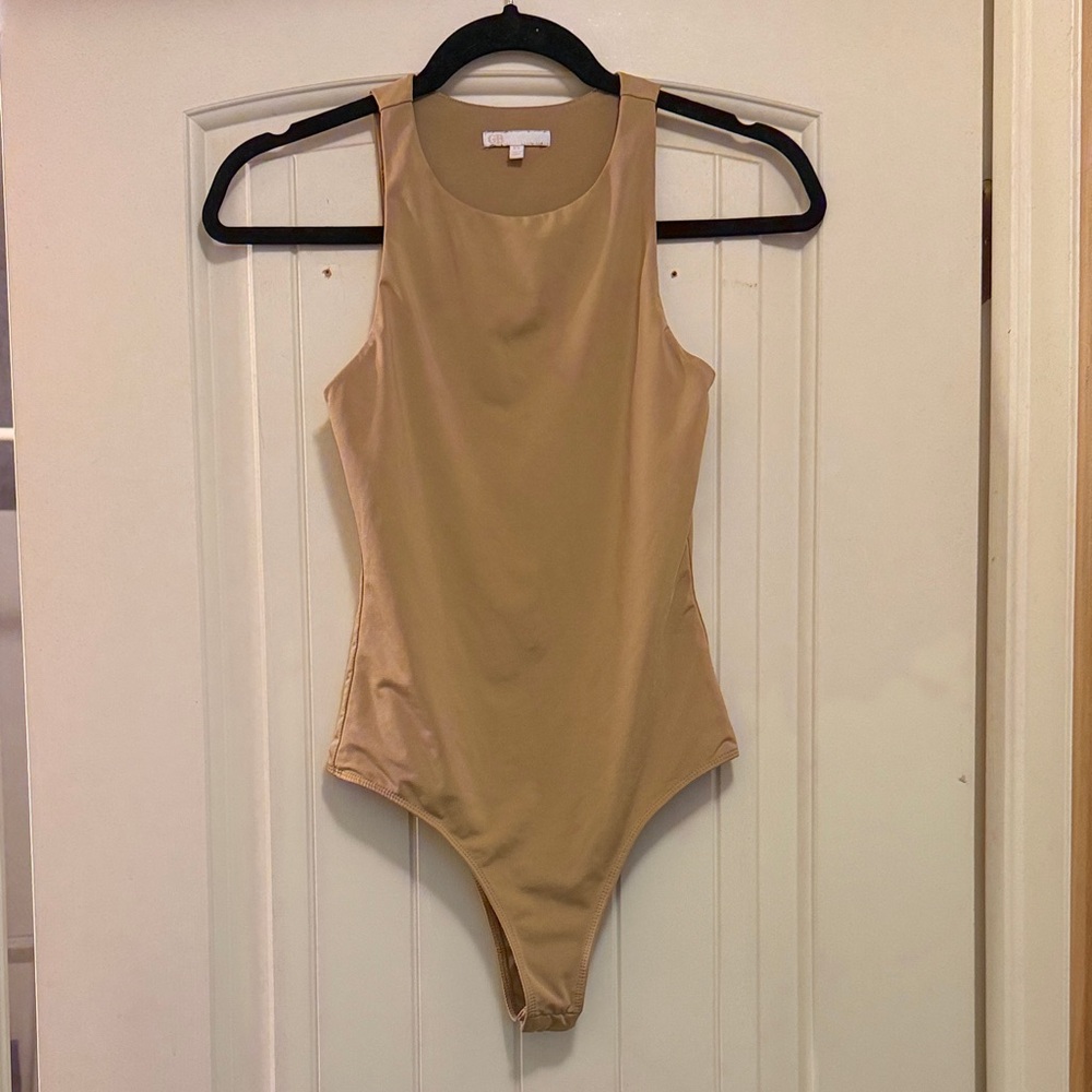 Gianni Bini Tan Bodysuit